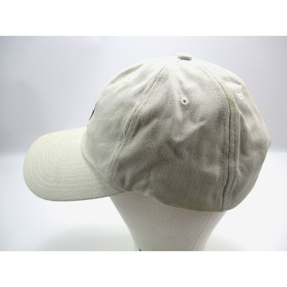 RAIDERS NFL Khaki Tan Low Profile Embroidered 1964-Present Logo Strapback Hat - Picture 2 of 5